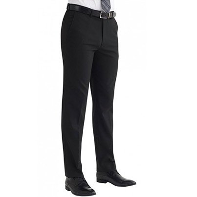 Brook Taverner Monaco Black Tailored Fit Trouser Bargain