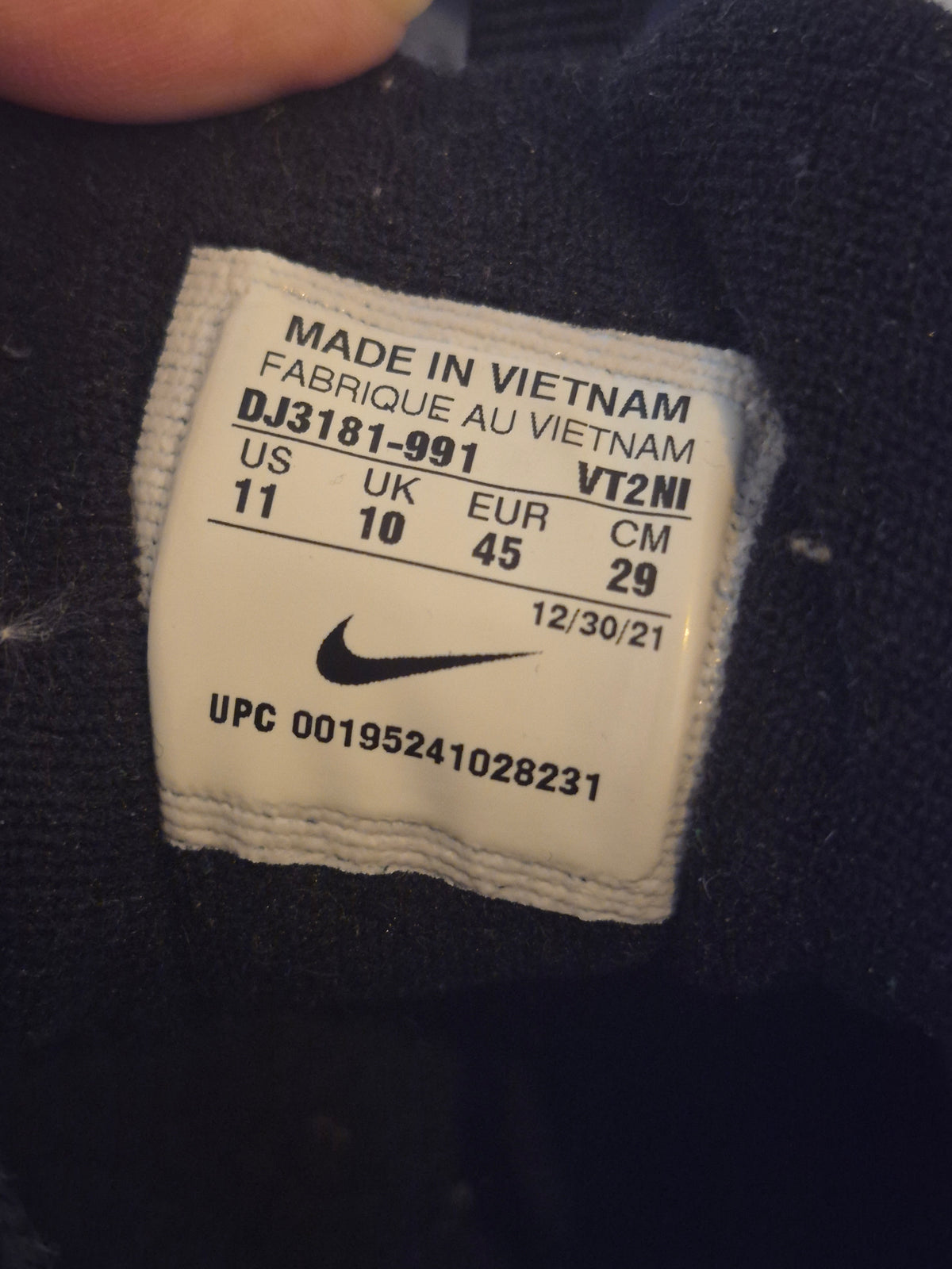 Pre-owned Nike men's trainers size 10