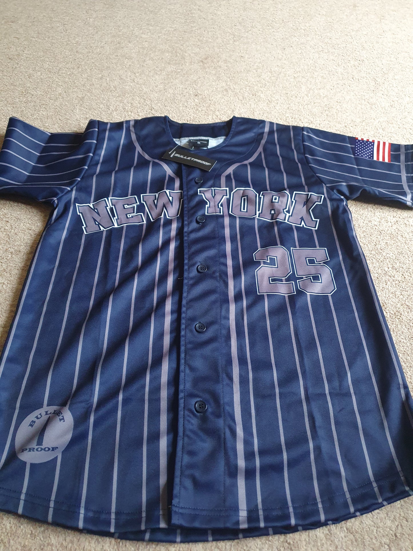 New York baseball shirt size large